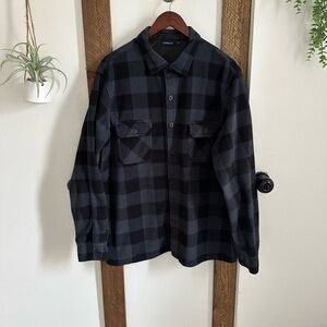 Y2K Croft & Barrow Men’s XL Button Down Flannel Jacket Like New Condition